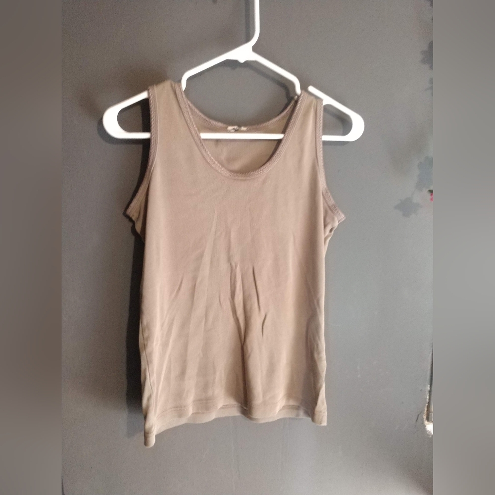 Tan/Brown Tank Top